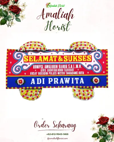 Karangan Bunga Ucapan Selamat di Adiwerna