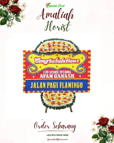 Bunga Papan Congratulation di Adiwerna